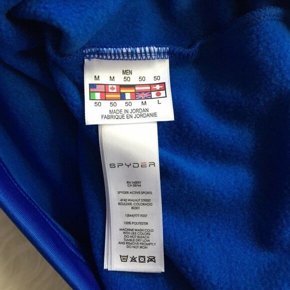 Spyder Orion Zip T-Neck 181348 Half Zip Sz Sm - Picture 4 of 6